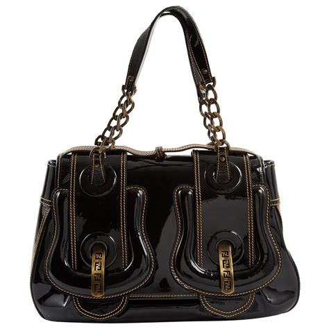 fendi patent leather handbag|fendi genuine leather handbags.